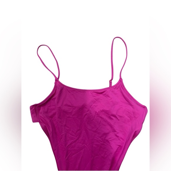 New! MONICA HANSEN Money Maker Spaghetti Strap One-Piece Swimsuit Size Small - Picture 4 of 10